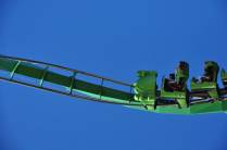 Diversão nas montanhas-russas do parque da Universal, em Orlando, na Flórida - Estados Unidos